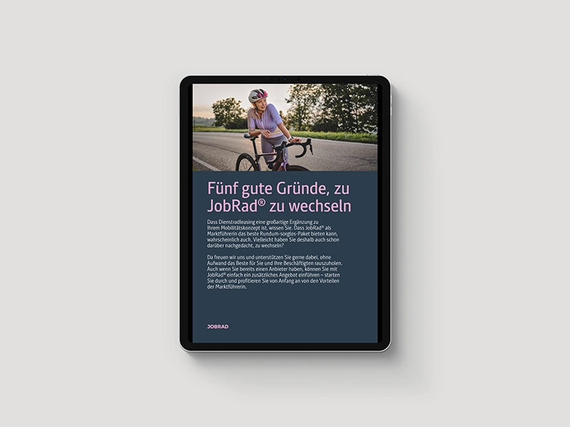 Vorschaubild Whitepaper Wechsel zu JobRad®